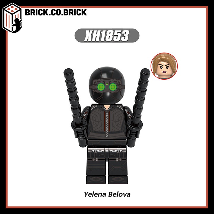 Nhân vật Minifig Siêu anh hùng Marvel Comics Đồ chơi Lắp ráp Hawkeye Belova Kingpin X0330
