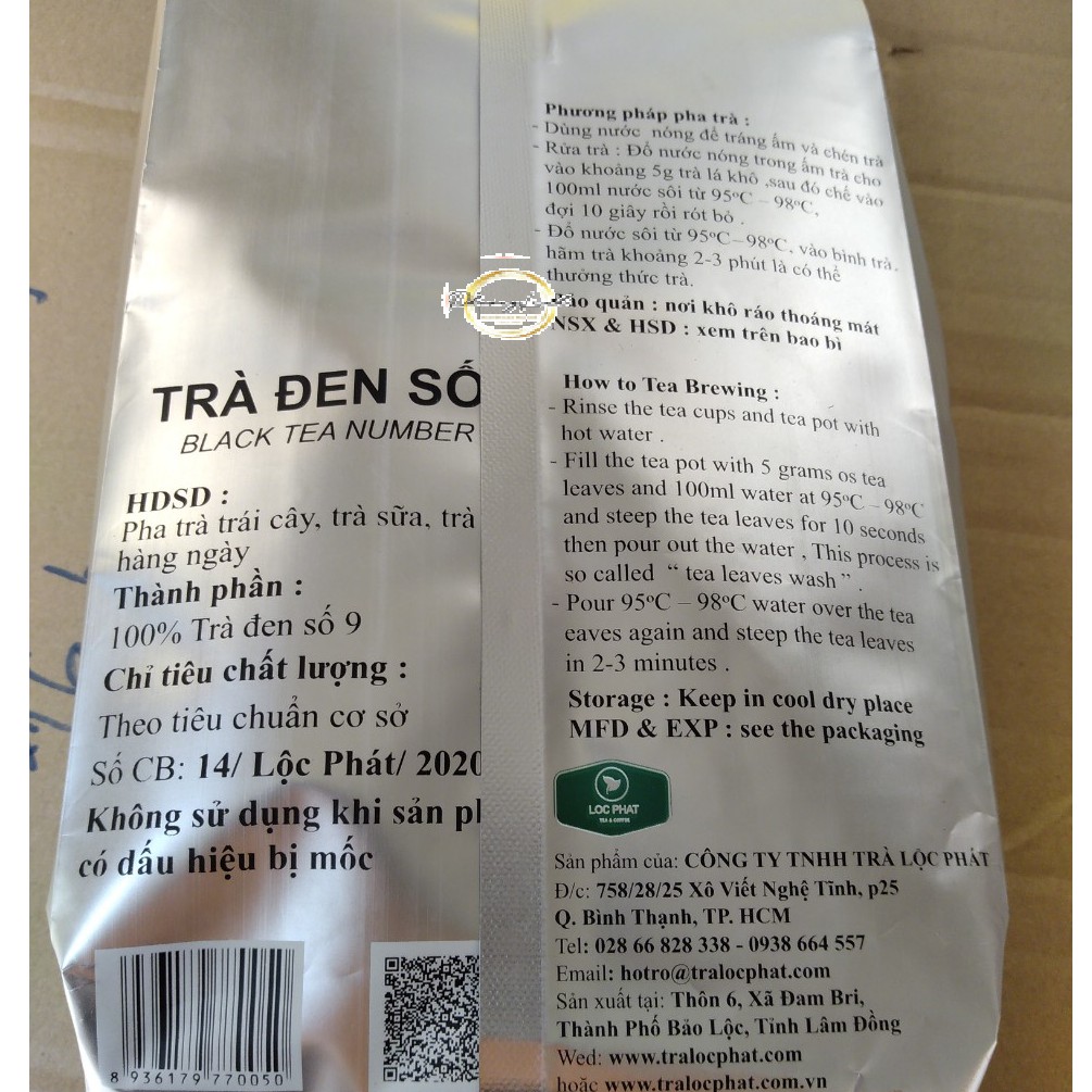 Trà Đen Số 9 Lộc Phát gói 500g | BigBuy360 - bigbuy360.vn