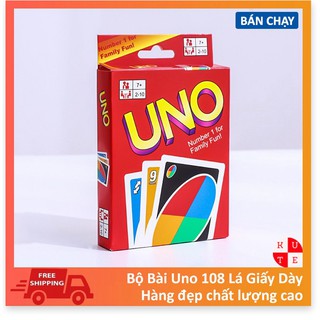 Bộ Bài Uno 108 Lá Giấy Dày Dặn Chất Lượng Cao