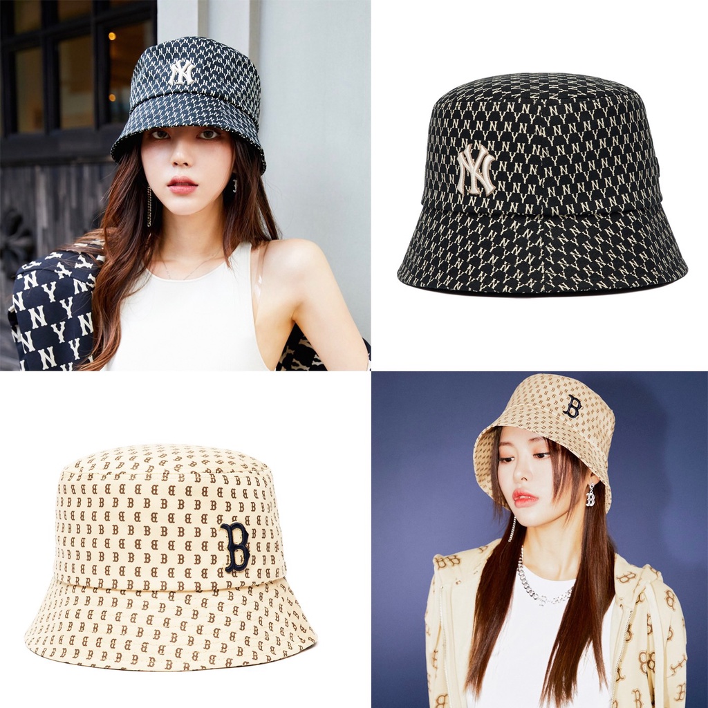 [Full Tag Code] Nón Bucket MLB NY Yankees Monogram N19 Thời Thượng