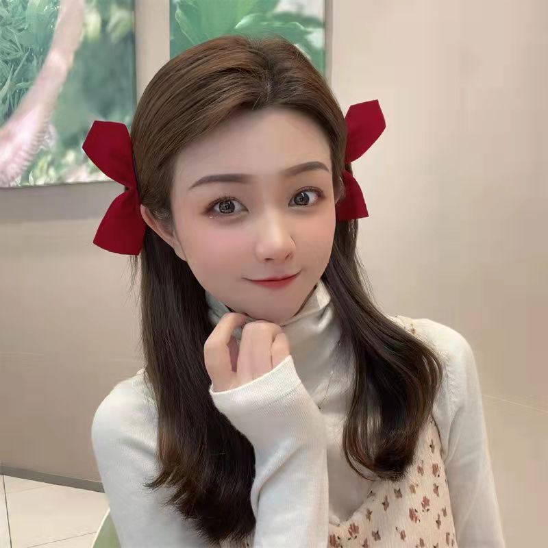2 Chiếc Kẹp Nơ Hàn Quốc Kiểu Jisoo Mới Xinh Xắn Dễ Thương Dành Cho Nữ kt203