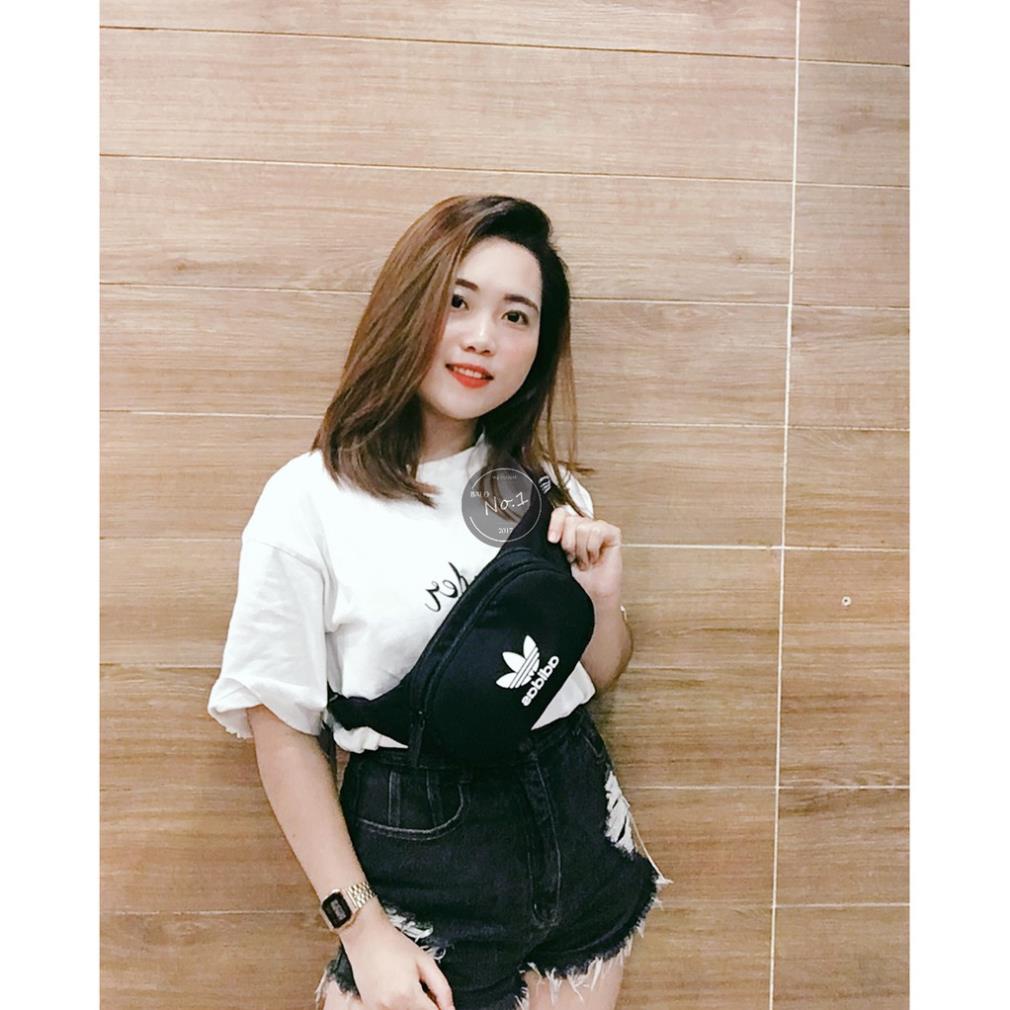 [𝑮𝒊𝒂́ 𝒓𝒆̉ 𝒏𝒉𝒂̂́𝒕] - Túi adidas bao tử đeo chéo unisex DV2400 ESS Crossbody Bag Black