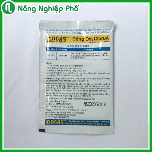 GÓI 20 GRAM - THUỐC TRỪ BỆNH CÂY TRỒNG - COC85