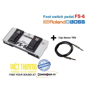 Pedal điều khiển phụ dành cho ampli guitar, pedal hiệu ứng đàn guitar, hiệu ứng giọng hát chính hãng BOSS FS-6 và FS-7