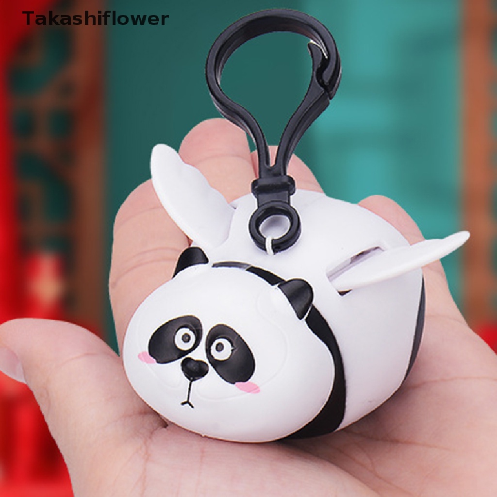 Móc khóa hình gấu trúc / hổ có cánh ngộ nghĩnh dễ thương