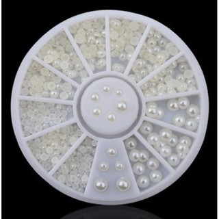 Set trai nửa làm nail , phụ kiện trang trí móng tay