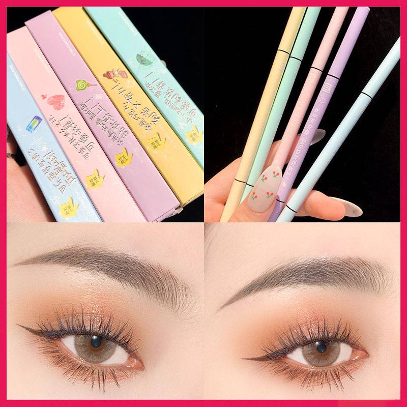 (Hàng Mới Về) Bút Chì Kẻ Mày Xixi Eyebrow Pencil Kẹo Ngọt thiết kế hai đầu chống thấm nước và mồ hôi không phai màu cao cấp