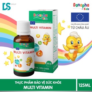 Siro DS Kids Multi Vitamin Hỗ Trợ Tiêu Hoá Giúp Trẻ Ăn Ngon Miệng Tăng Cường Sức Đề Kháng (125ml)