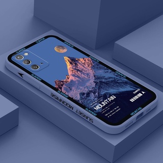 Ốp Điện Thoại Silicon Dẻo Họa Tiết Ngọn Núi Cho Samsung Galaxy Note 20 Ultra 10 Plus 9