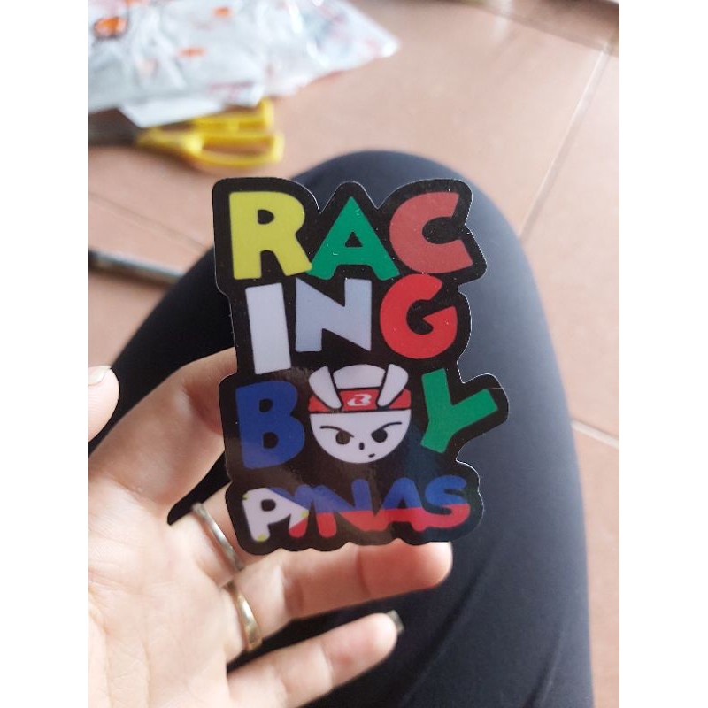 Tem Decal Racing Boy Dán Xe, Nón 