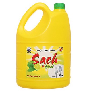 Nước rửa chén Sạch hương Chanh 4kg