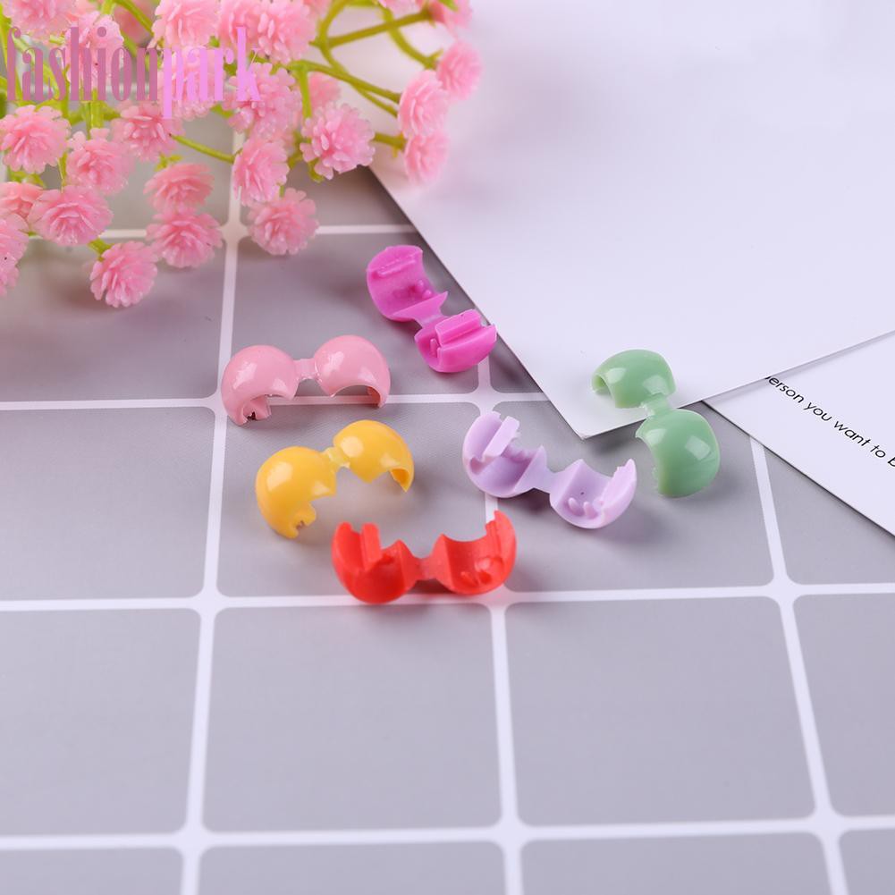 Set 50/100 kẹp tóc hạt đậu mini phong cách Hàn Quốc cho nữ