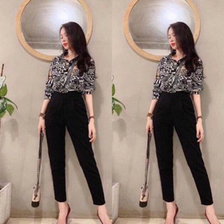 QUẦN BAGGY LƯNG CHUN VẢI CO GIÃN