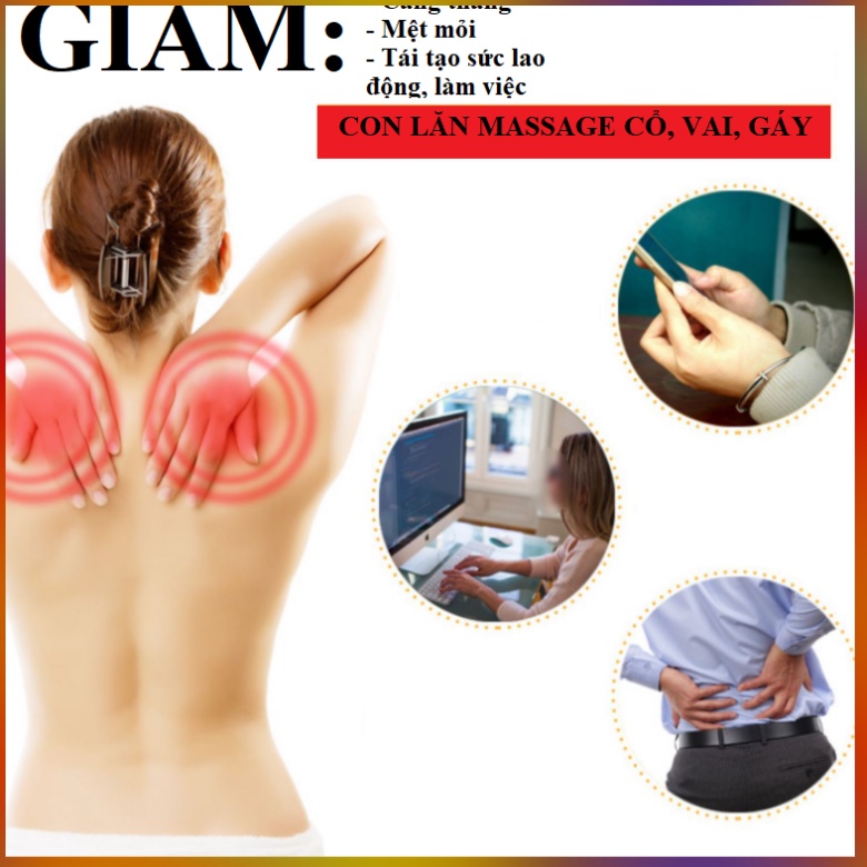 Dụng Cụ Massage Toàn Thân Cầm Tay Hỗ Trợ Giảm Cân, Giải Tỏa Mệt Mỏi