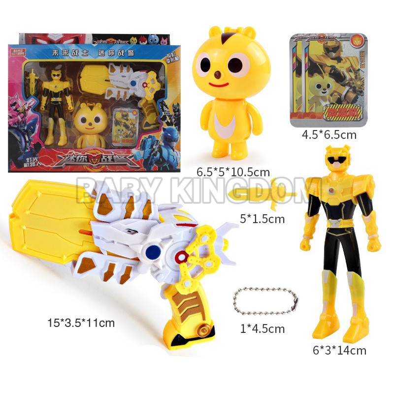 Chiến Binh Cảnh Sát Mini Kèm Vũ Khí