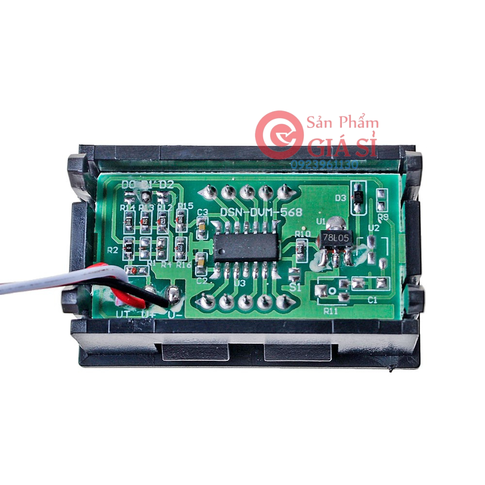 Đồng Hồ Led Báo vôn DC, Đo Điện Áp Một Chiều (Đo Volt DC) 0.56 inch ❤️freeship❤️ ch
