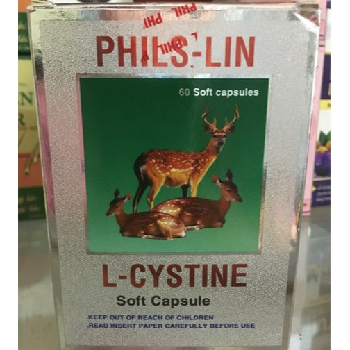 L-CYSTINE PHILS LIN - MẪU MỚI - Hỗ trợ làm đẹp da - Hộp 60 viên - Pharmacy TH Store