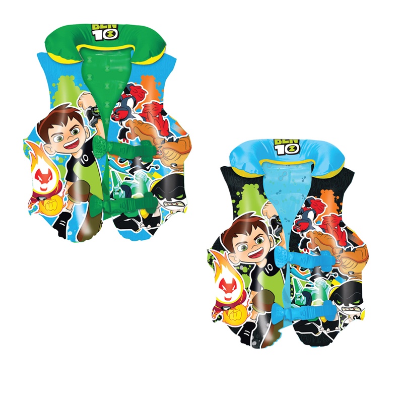 Áo phao bơm hơi Ben10 (Ben10) Ben10 Xem màu sắc từ cổ áo thông minh đồ chơi.