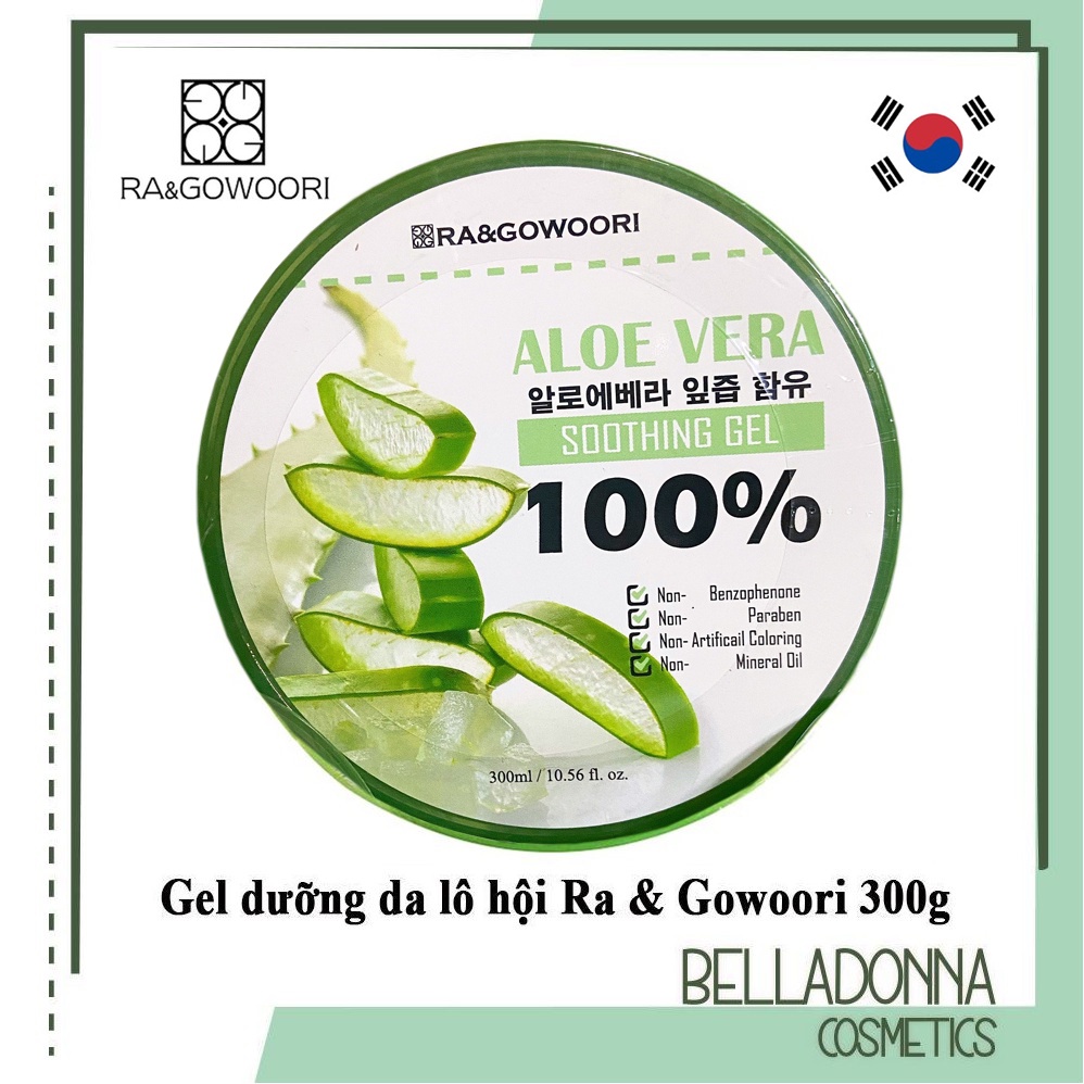 Gel Dưỡng Da Đa Năng Lô Hội Ra &amp; Gowoori Aloe Vera Soothing 300g