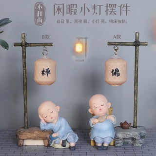 bộ 2 chú tiểu đèn lồng