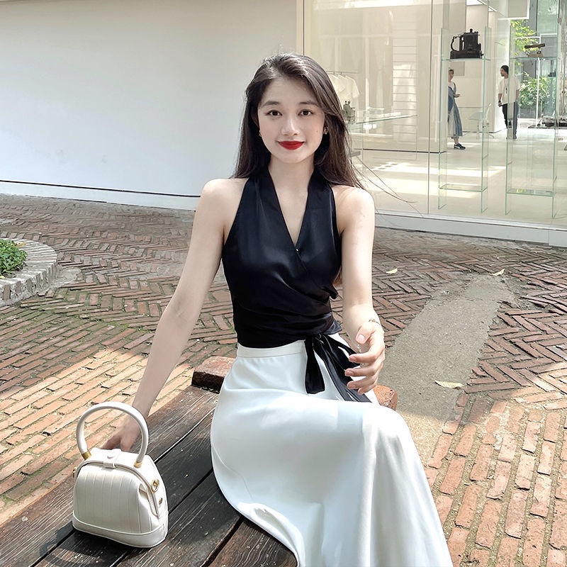 Áo Hai Dây Mùa Hè Quyến Rũ Hợp Thời Trang Cho Nữ
