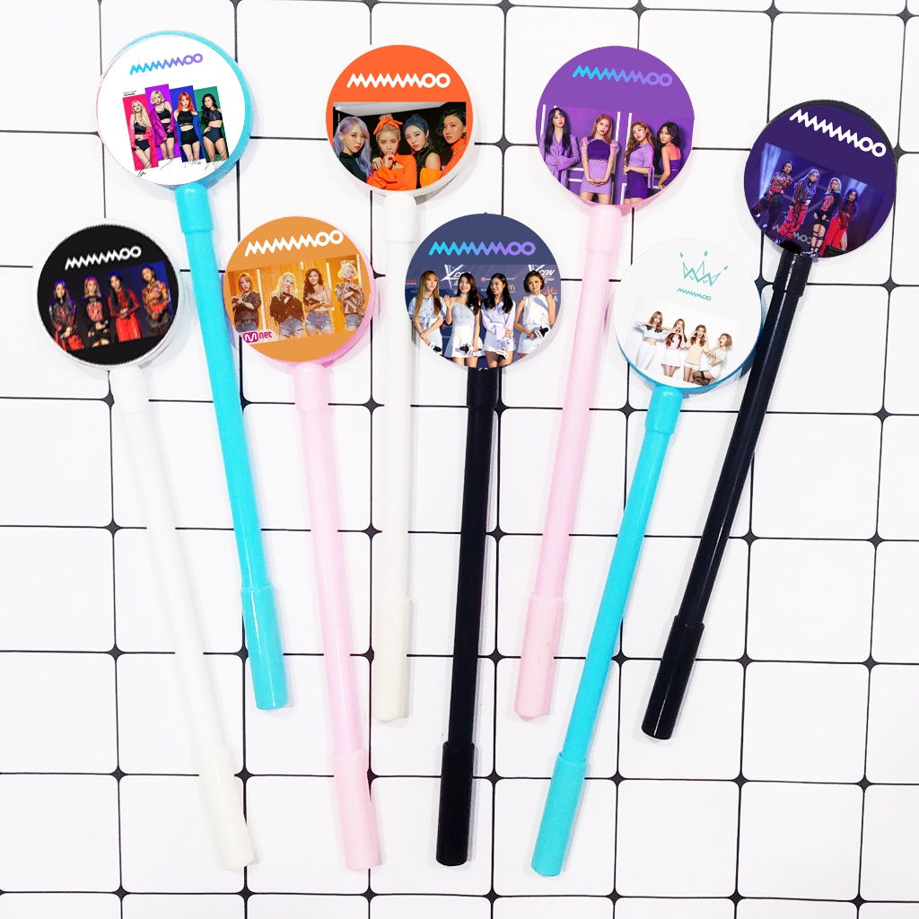 bút tròn GOT7 MAMAMOO ITZY RED VELVET BTI44 Bút lúc lắc idol kpop