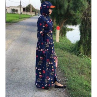 Áo chống nắng toàn thân vải lanh xuất Nhật