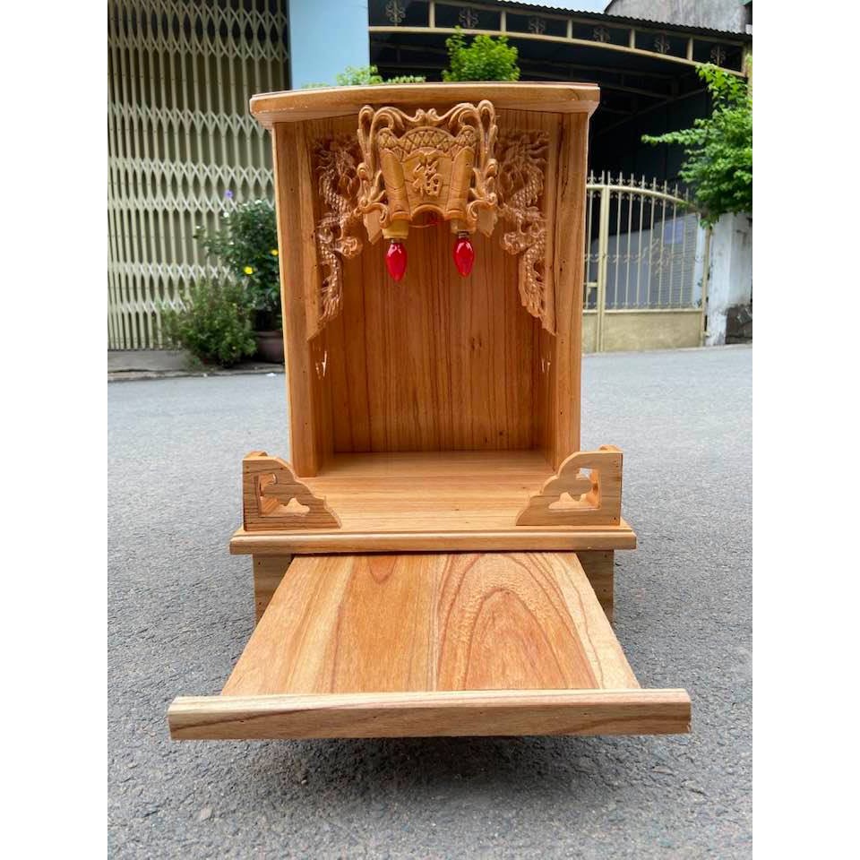 Bàn thờ thần tài ông địa 35cm - Đồ Gỗ Vinh
