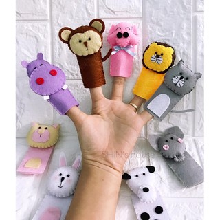 Rối ngón tay hình thú ( giá 5 con )