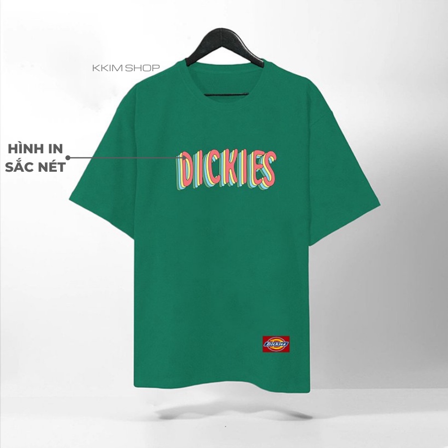 Áo Thun Tay Lỡ Dickies, áo phông Unisex nam nữ Form rộng oversize, chất liệu Cotton. KKIMShop