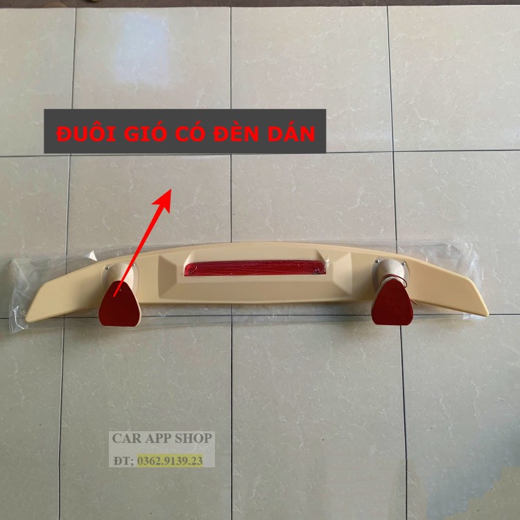 Đuôi gió thể thao CÓ ĐÈN lắp chung được cho các dòng xe,  Sedan , vios , camry , atrage ,altist