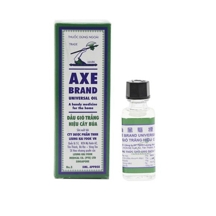 Dầu gió trắng hiệu Cây Búa 5ml - Axe brand universal oil