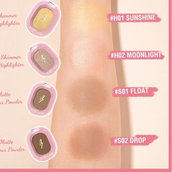(Hàng Mới Về) Phấn Bắt Sáng Màu Lì Và Ánh Nhũ Thời Trang Pf-F02 | BigBuy360 - bigbuy360.vn