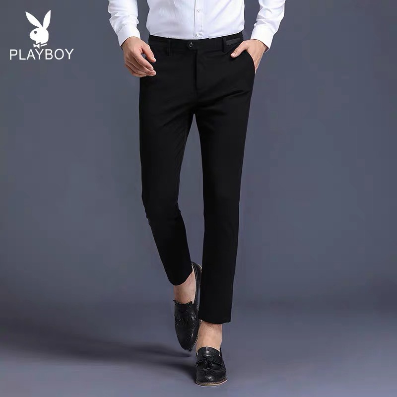 Quần tây âu nam công sở trơn đủ màu vải âu phục mềm mịn không nhăn bao đẹp sang trọng co giãn nhẹ ống ôm VBSHOP001