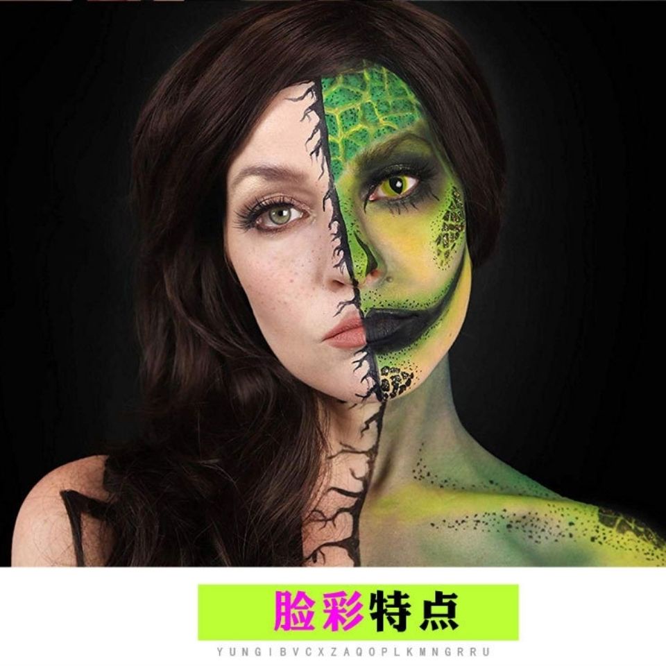 Bảng màu nước 15 màu vẽ mặt cơ thể hóa trang Halloween cos15 LAMUSELANDshidi.my10.6 | BigBuy360 - bigbuy360.vn