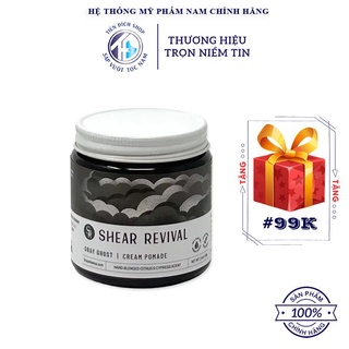 Pomade vuốt tóc Shear Revival Gray Ghost Cream Pomade 96g