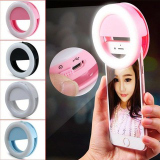 Đèn led hỗ trợ chụp hình selfie 3 chế độ