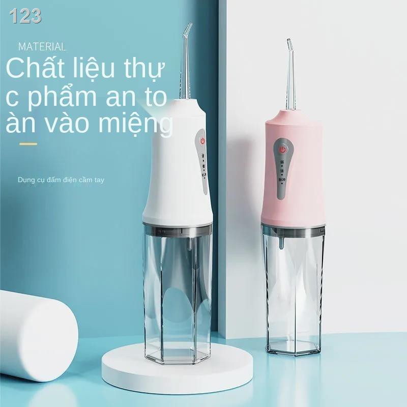Thiết bị súc rửa điện tạo tác người lớn gia đình cầm tay làm sạch vôi răng máy cạo súng bắn nước nha khoaD