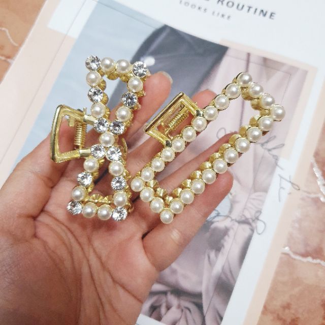 Cặp tóc đính hạt các loại