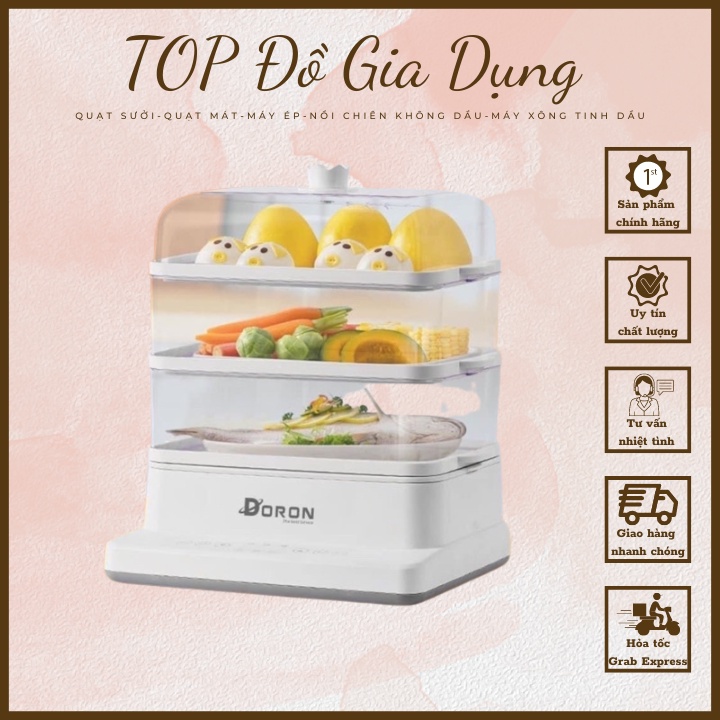 Nồi Hấp Điện MELODY Kiêm Hấp, Nấu Lẩu Đa Năng 2in1- Bảo Hành 12 Tháng