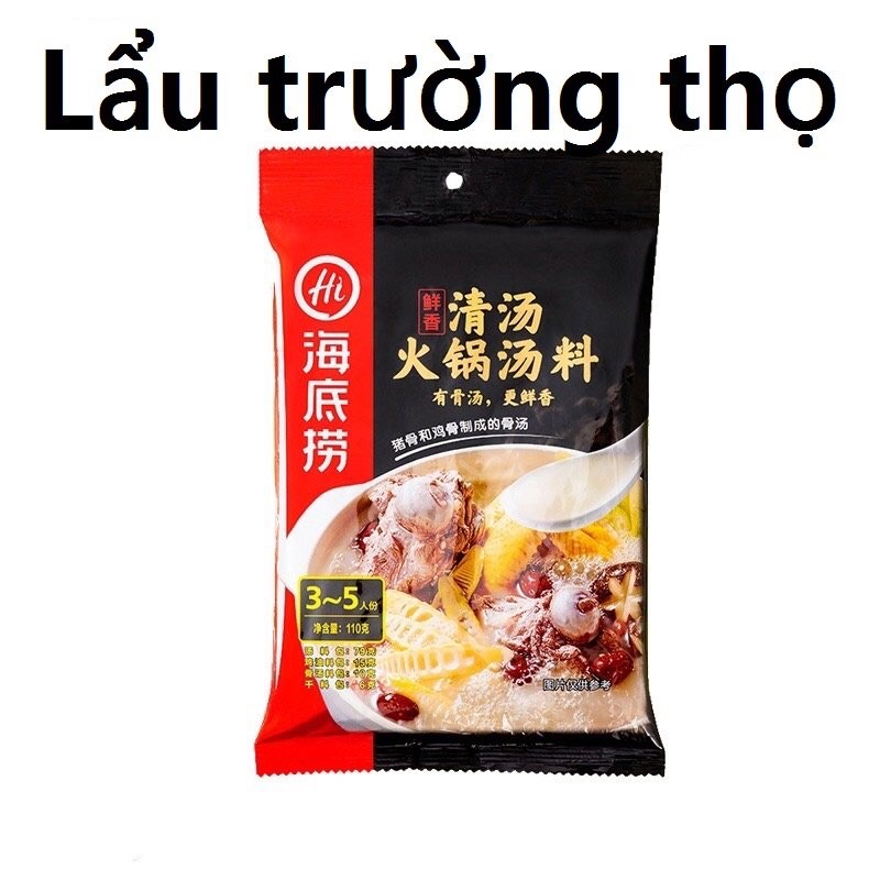 [GIAO HỎA TỐC SG] Cốt lẩu Trường Thọ - gia vị lẩu Haidilao thượng hạng đủ vị