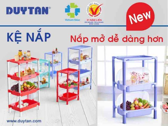 KỆ CHÉN CÓ NẮP ĐẬY 2 NGĂN - NHỎ