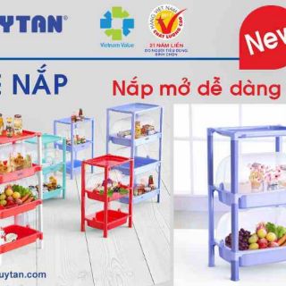 KỆ CHÉN CÓ NẮP ĐẬY 2 NGĂN - NHỎ