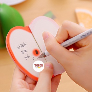 &lt;Ảnh Thật Shop Chụp&gt;Sticker Hình Dán Giấy Note Hoa Quả 3D Trang Trí Sổ Tay Nhật Ký Điện Thoại T115