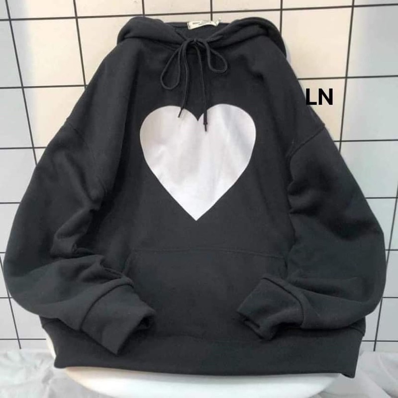 Áo hoodie trái tim to DA6
