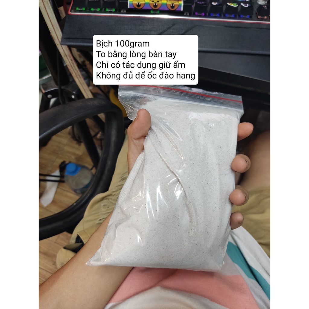 Cát trắng thủy sinh bịch 1000 gram