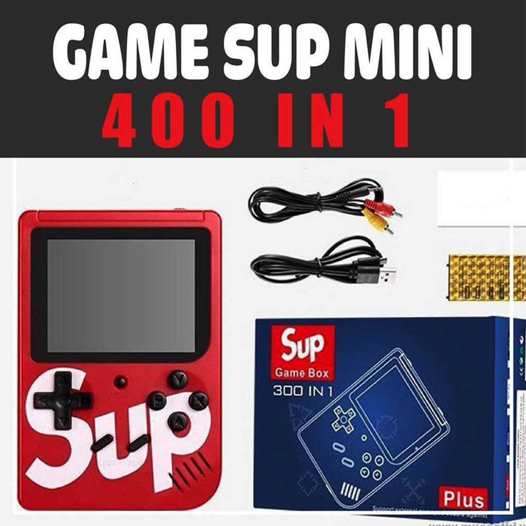 Máy Chơi Game Cầm Tay SUP 400 In 1 Trò Chơi Cổ Điển