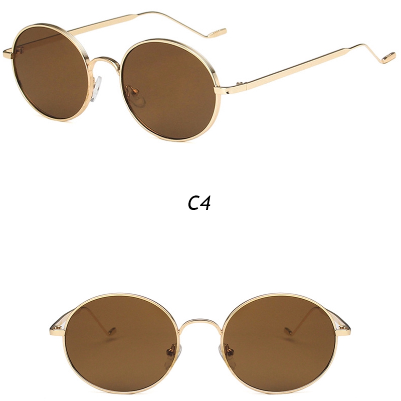 Kính Mát Gọng Elip Chống Tia Uv Thời Trang Hàn Quốc