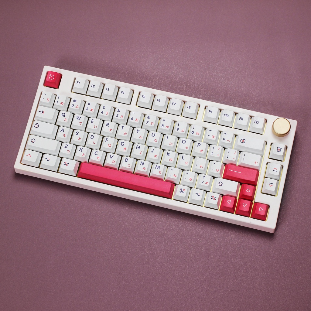 Mua Bộ Phím Rời Kon momo Keycap Pink PBT 131 Cho Bàn Phím Cơ Màu Cherry ...