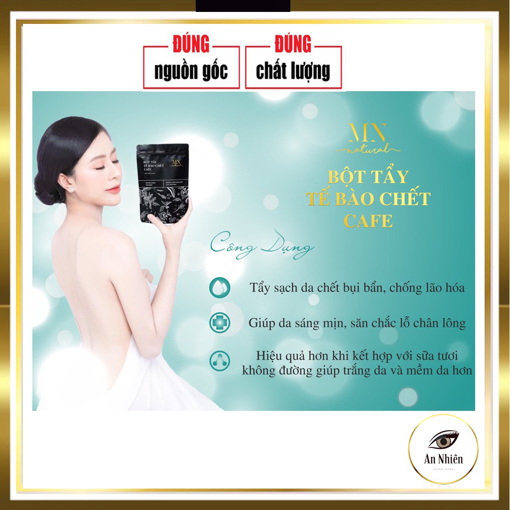 Bột Tẩy Tế Bào Chết Cafe MN Natural ✔ Dùng cho Face & Body ✔ Dung Tích 200gr - Handmade | BigBuy360 - bigbuy360.vn